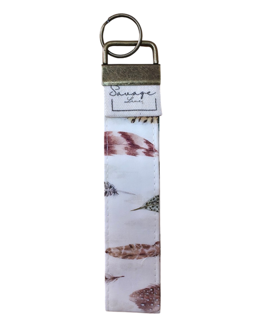 Schlüsselanhänger Armband FEDERN