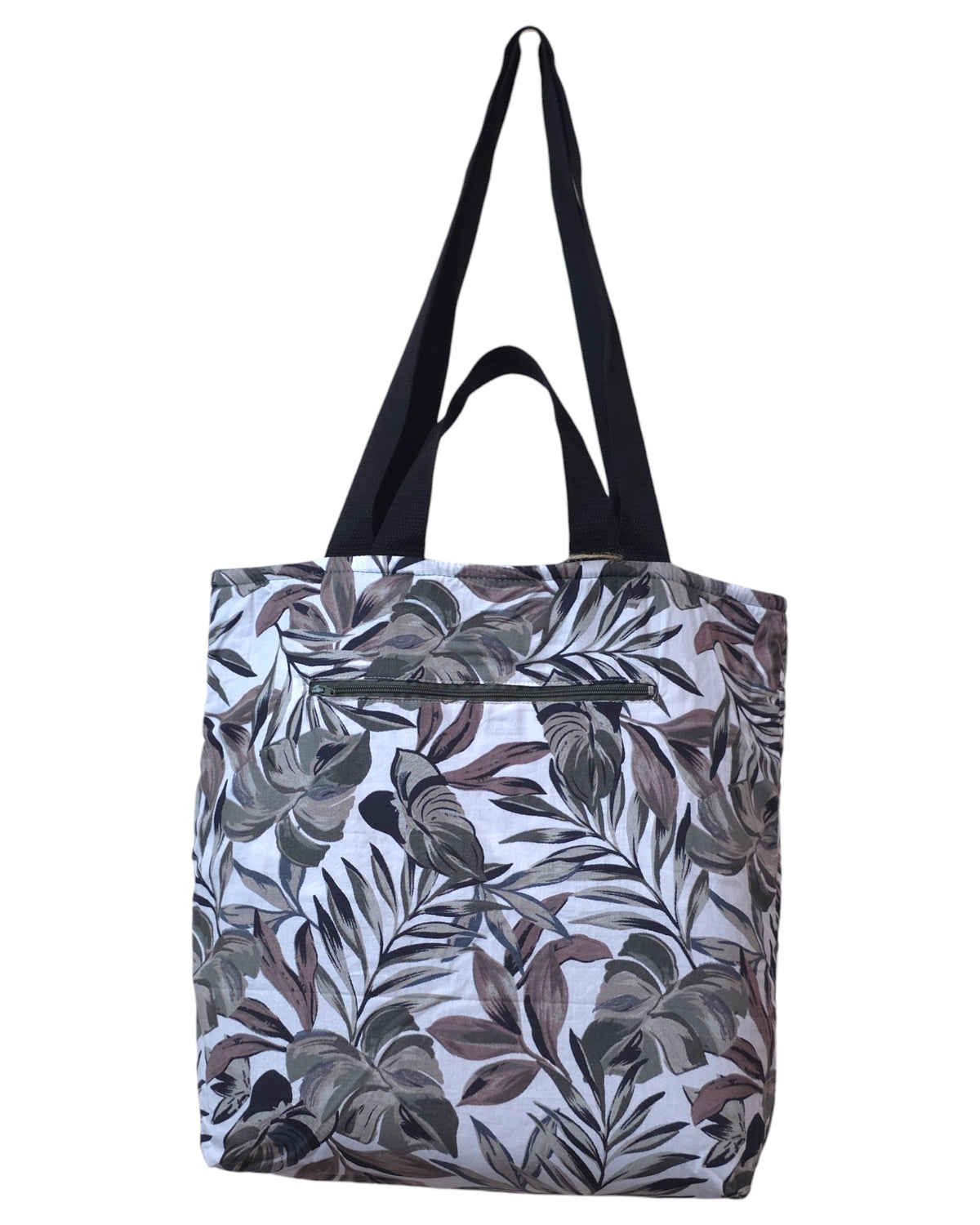 Tote Bag Débora PETROLEO HOJAS