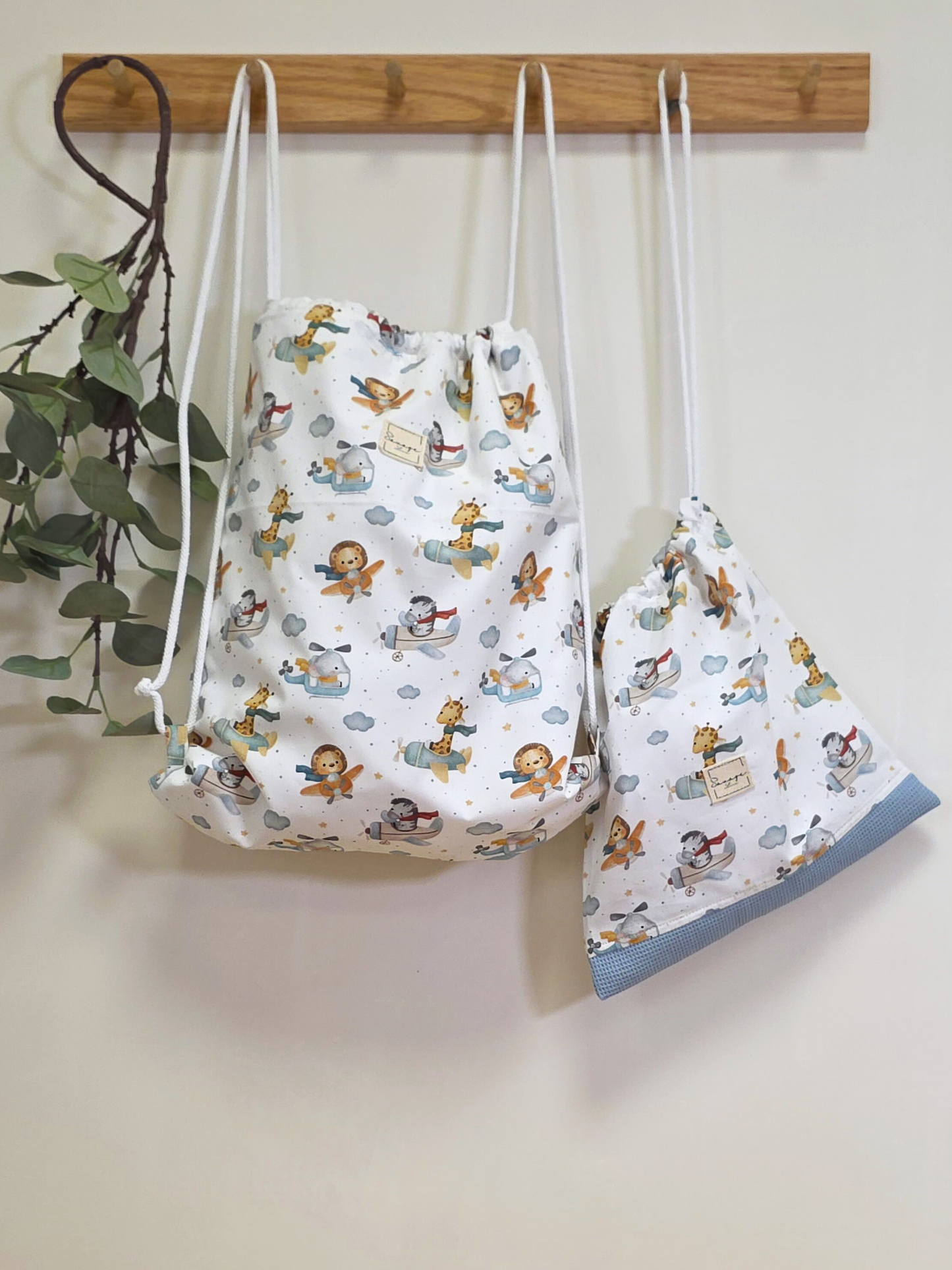 Dúo mochila muda y multiusos "AVIADORES"