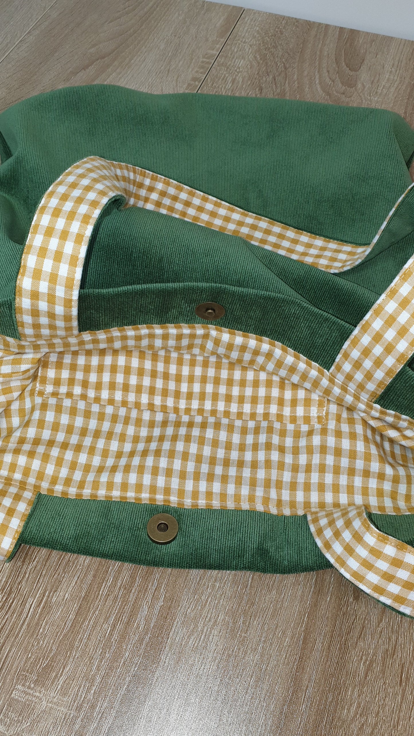 Tote bag VELVET Verde Oliva