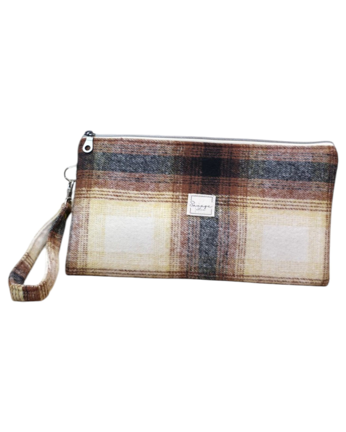 Cartera de mano Renata PAÑO CUADROS