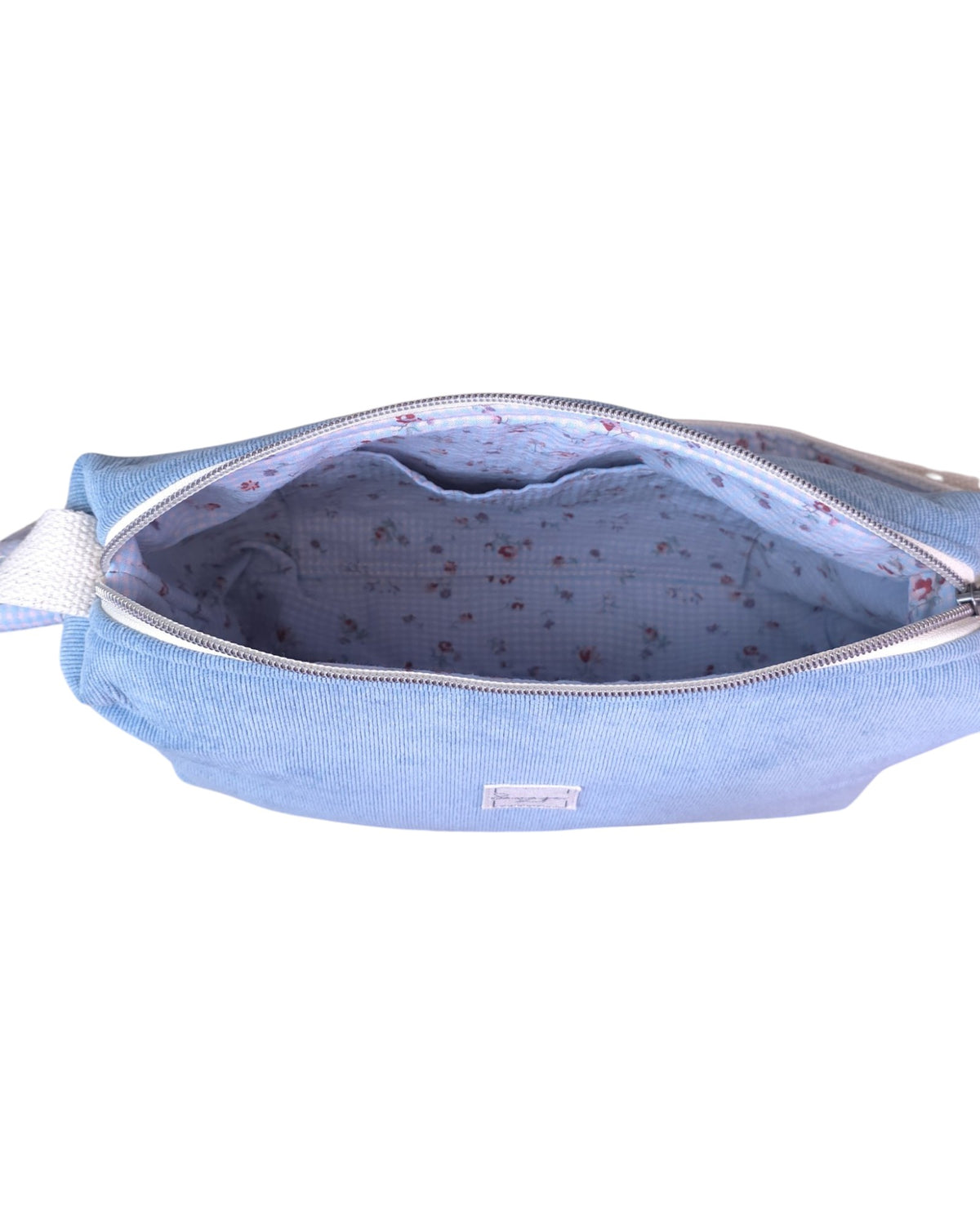 Bandolera Sara Cross PANA AZUL CLARO