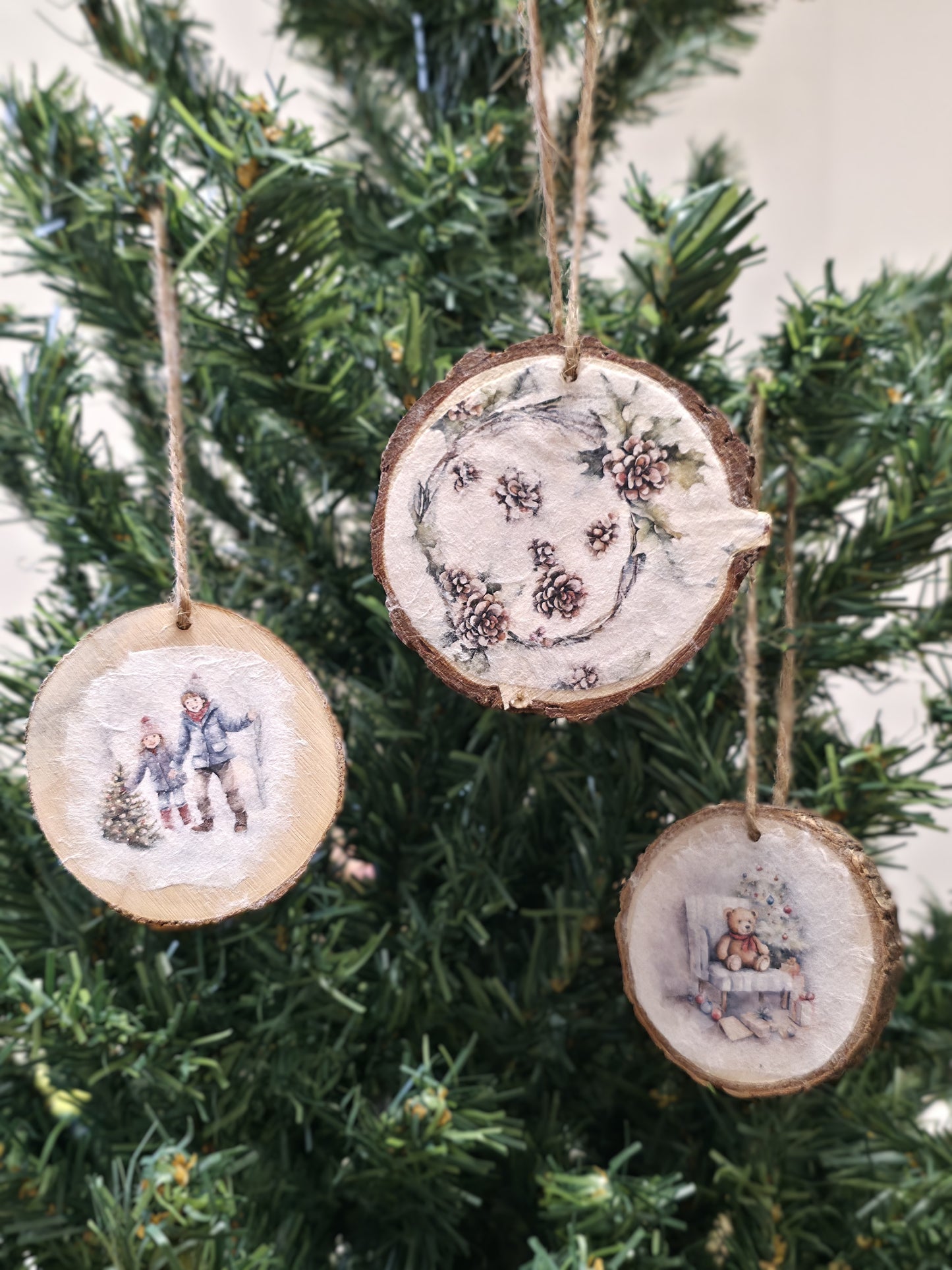 Adorno rústico navideño (SET 1)