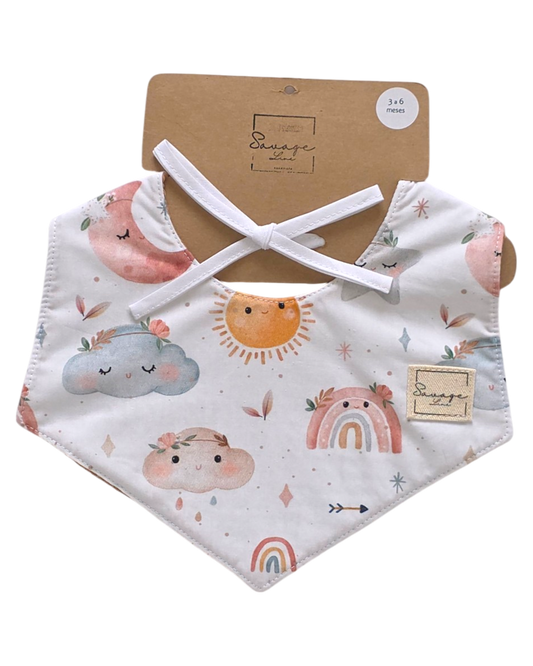 Babero Pico "BOHO NIGTH REVERSIBLE"