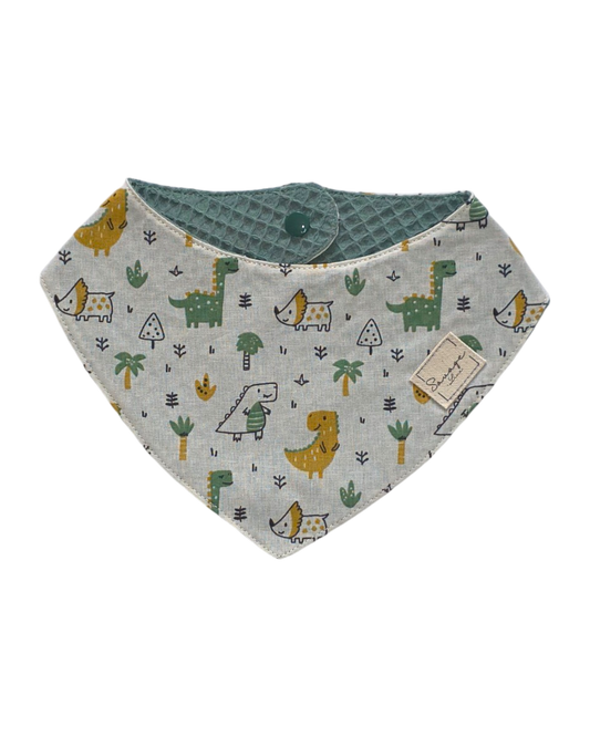 Bandana "DINOS BABY REVERSIBLE VERDE"