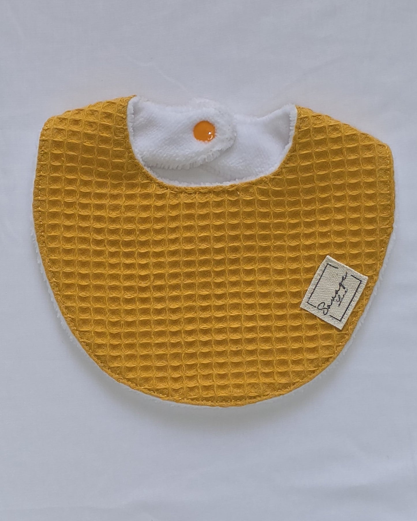 Babero lactancia "WAFFLE OCRE"
