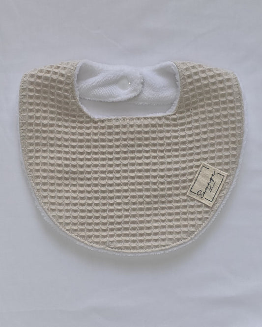 Babero lactancia "WAFFLE BEIG"