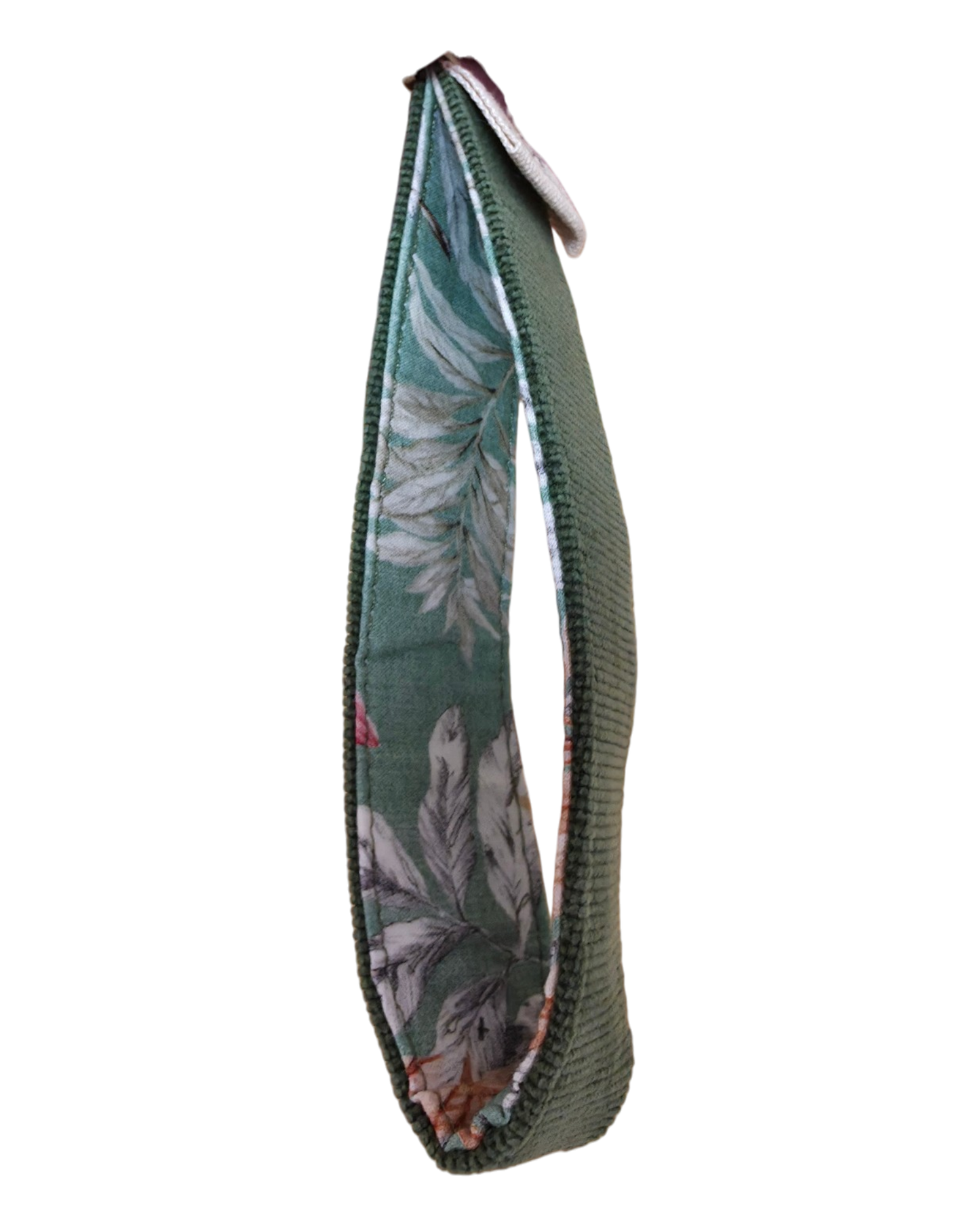 Llavero pulsera VERDE FLORAL