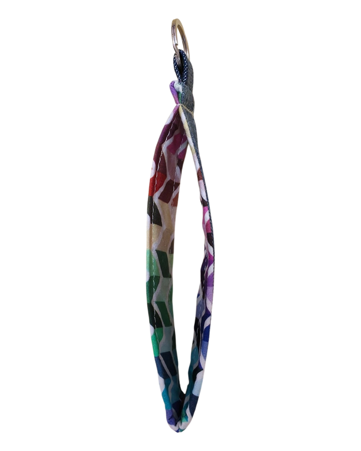 Llavero pulsera DENIM MULTICOLOR