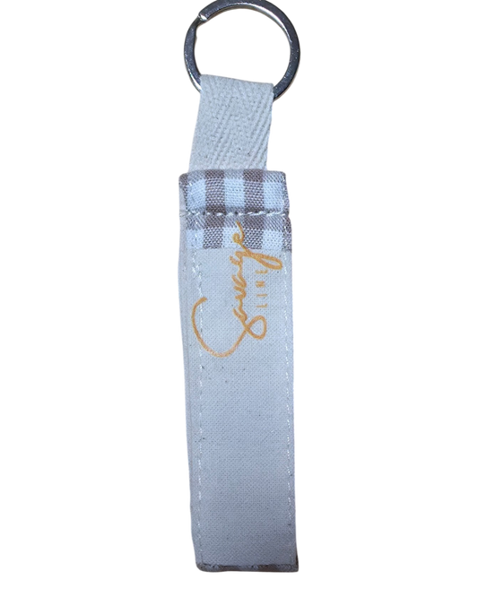 Mini-Schlüsselanhänger BEIGE KAROS