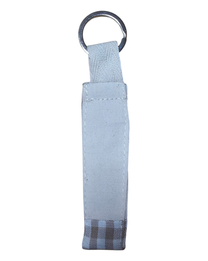 Llavero mini BEIG CUADROS
