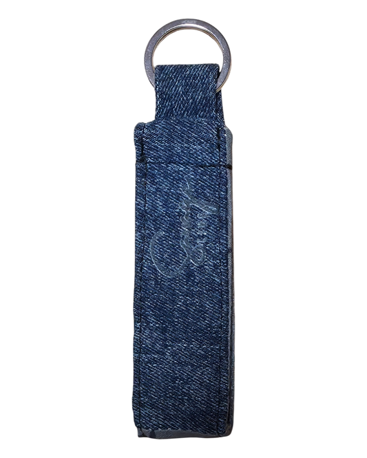 Schlüsselanhänger Armband DENIM STERNE