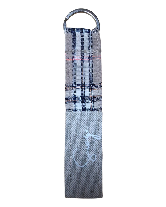 Schlüsselbund Armband BEIGE KAROS