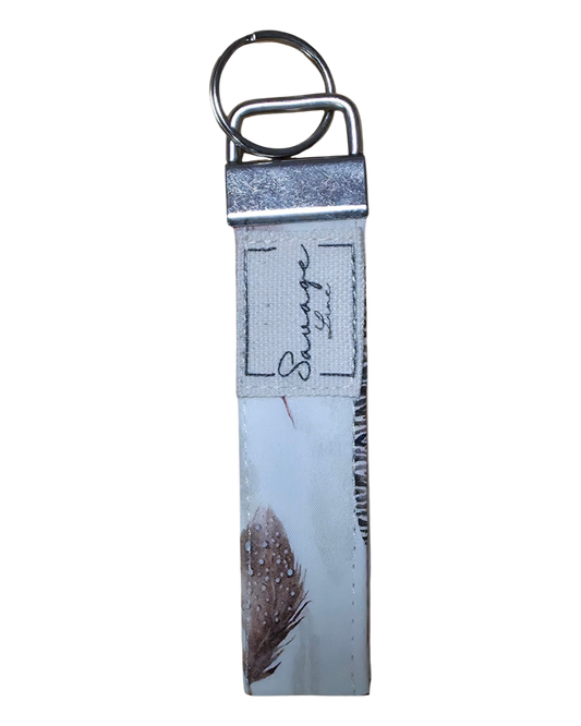 Schlüsselanhänger Armband FEDERN