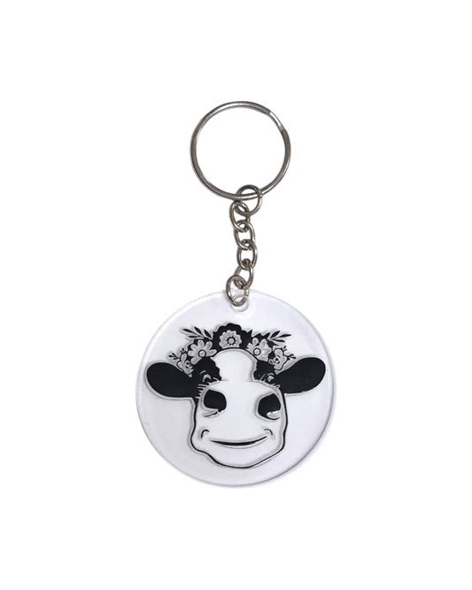Llavero vinilo VACA FELIZ