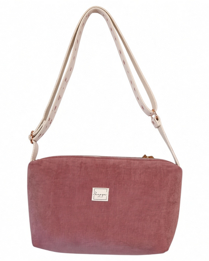 Bandolera Sara Cross PANA ROSA EMPOLVADO