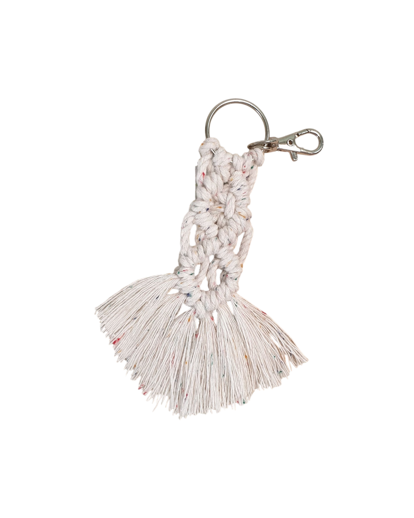 Llavero macramé ROMBOS