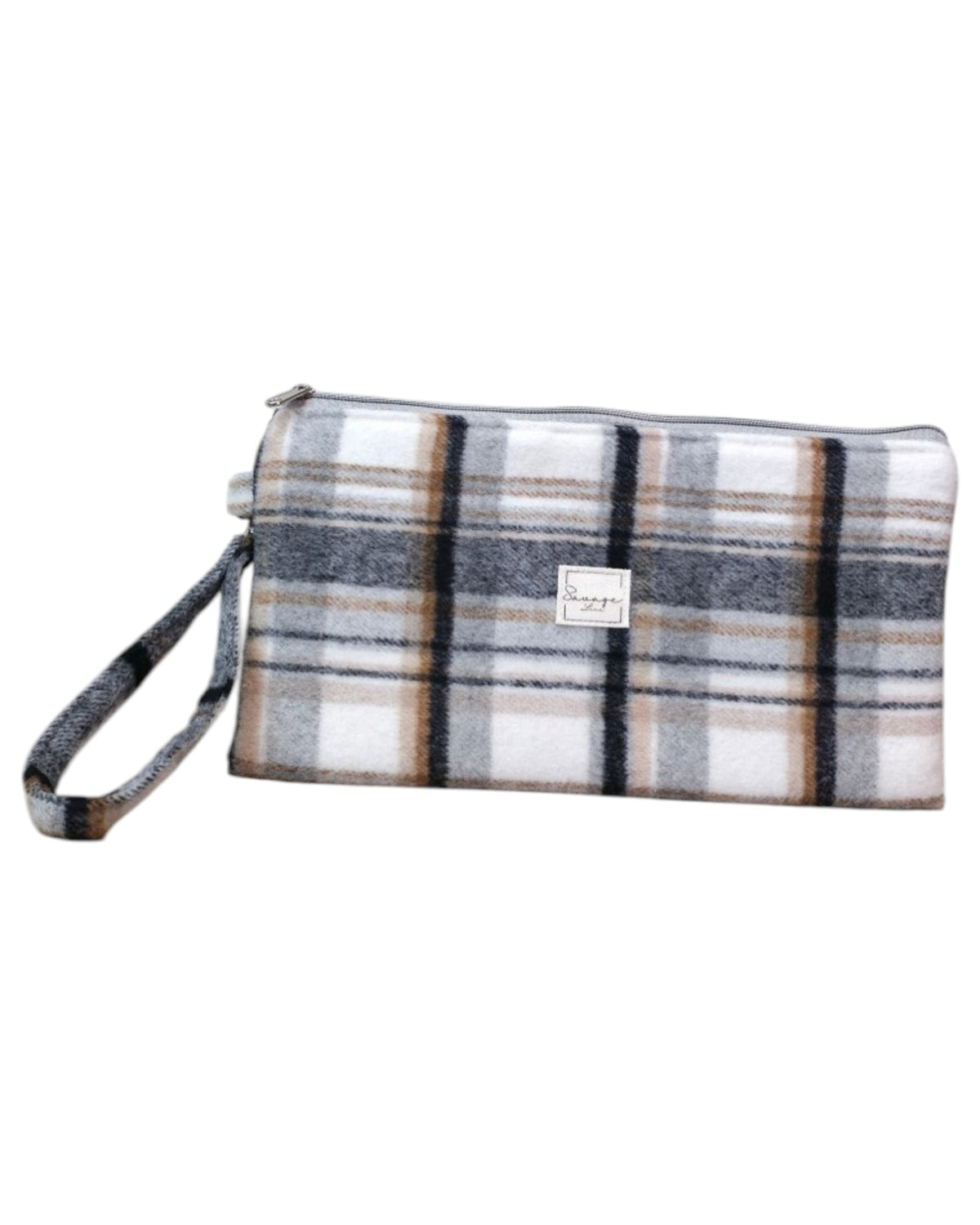 Cartera de mano Renata PAÑO CUADROS