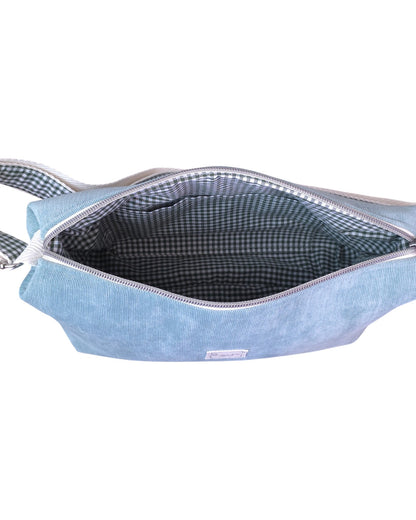 Bandolera Sara Cross PANA AGUA MARINA