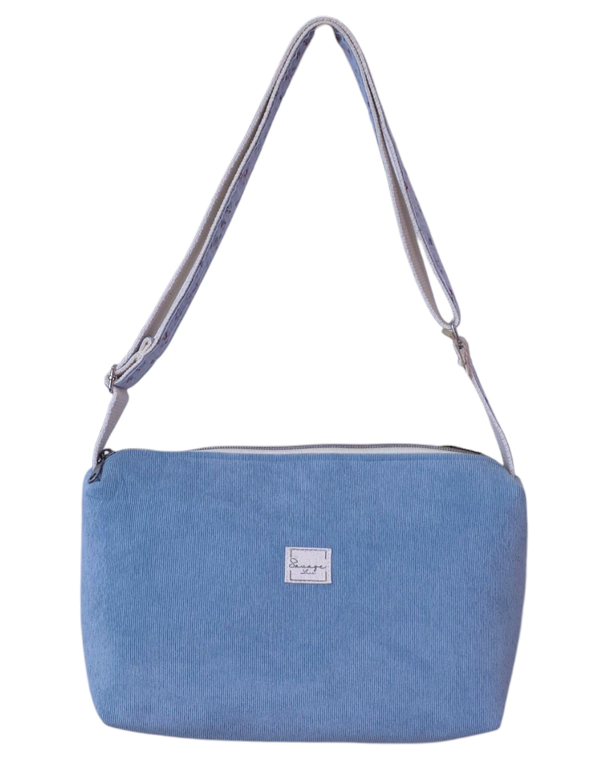 Bandolera Sara Cross PANA AZUL CLARO