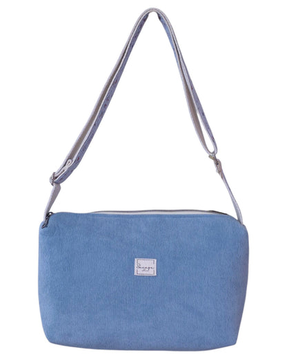 Bandolera Sara Cross PANA AZUL CLARO