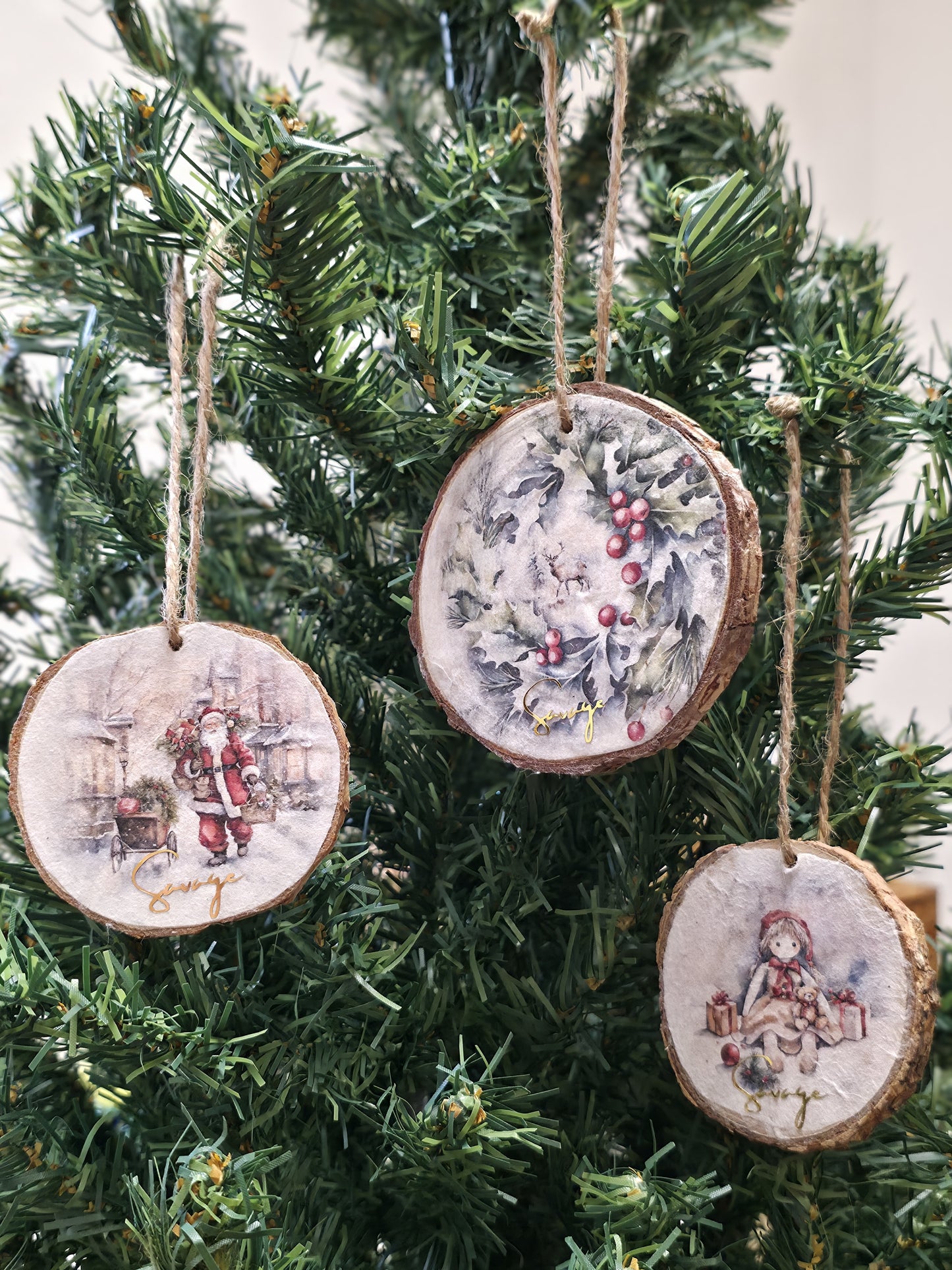 Adorno rústico navideño (SET 2)