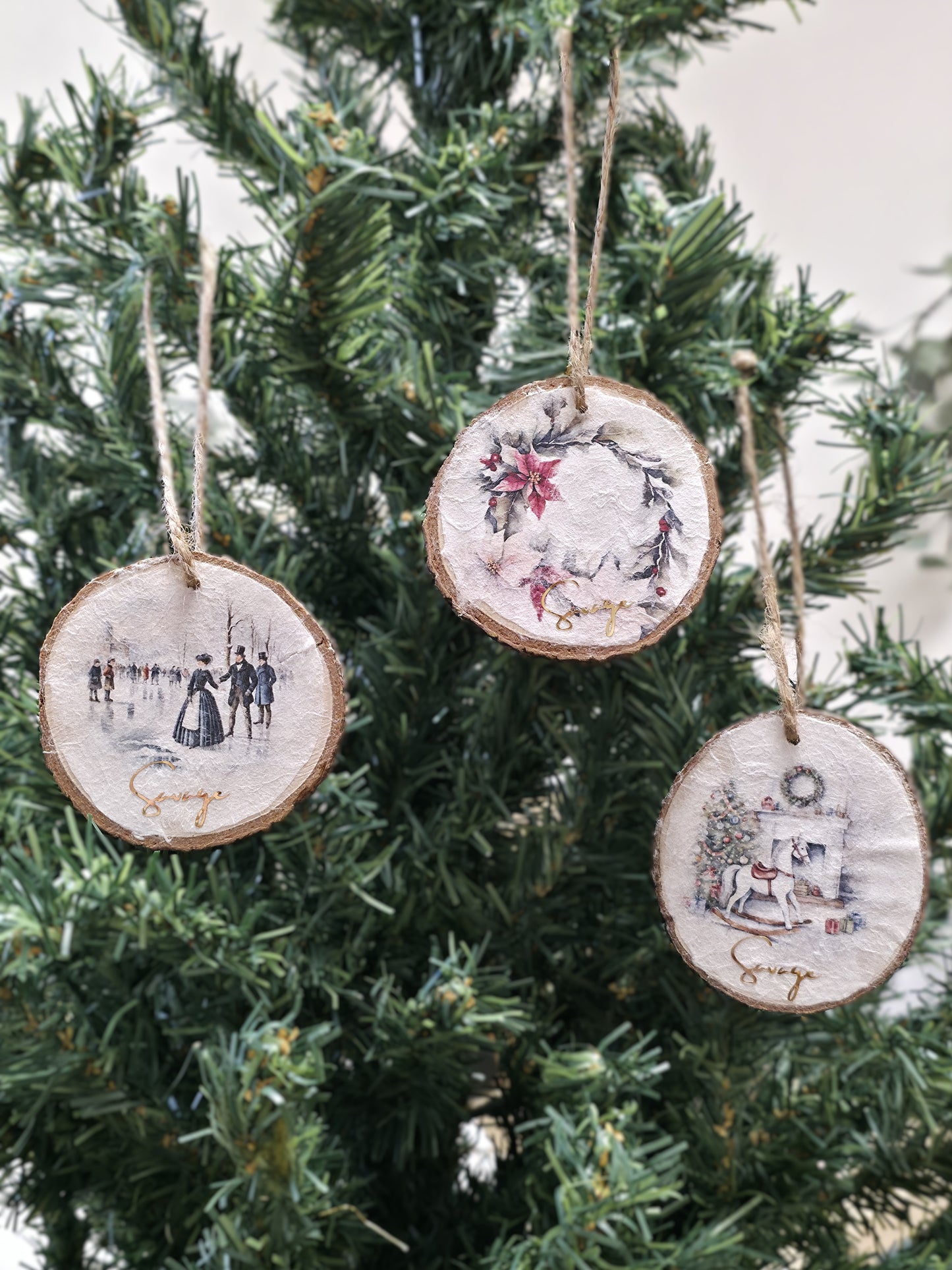 Adorno rústico navideño (SET 3)