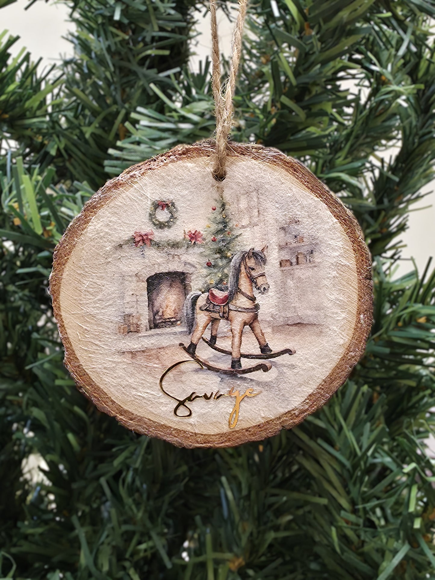 Adorno rústico navideño (SET 4)