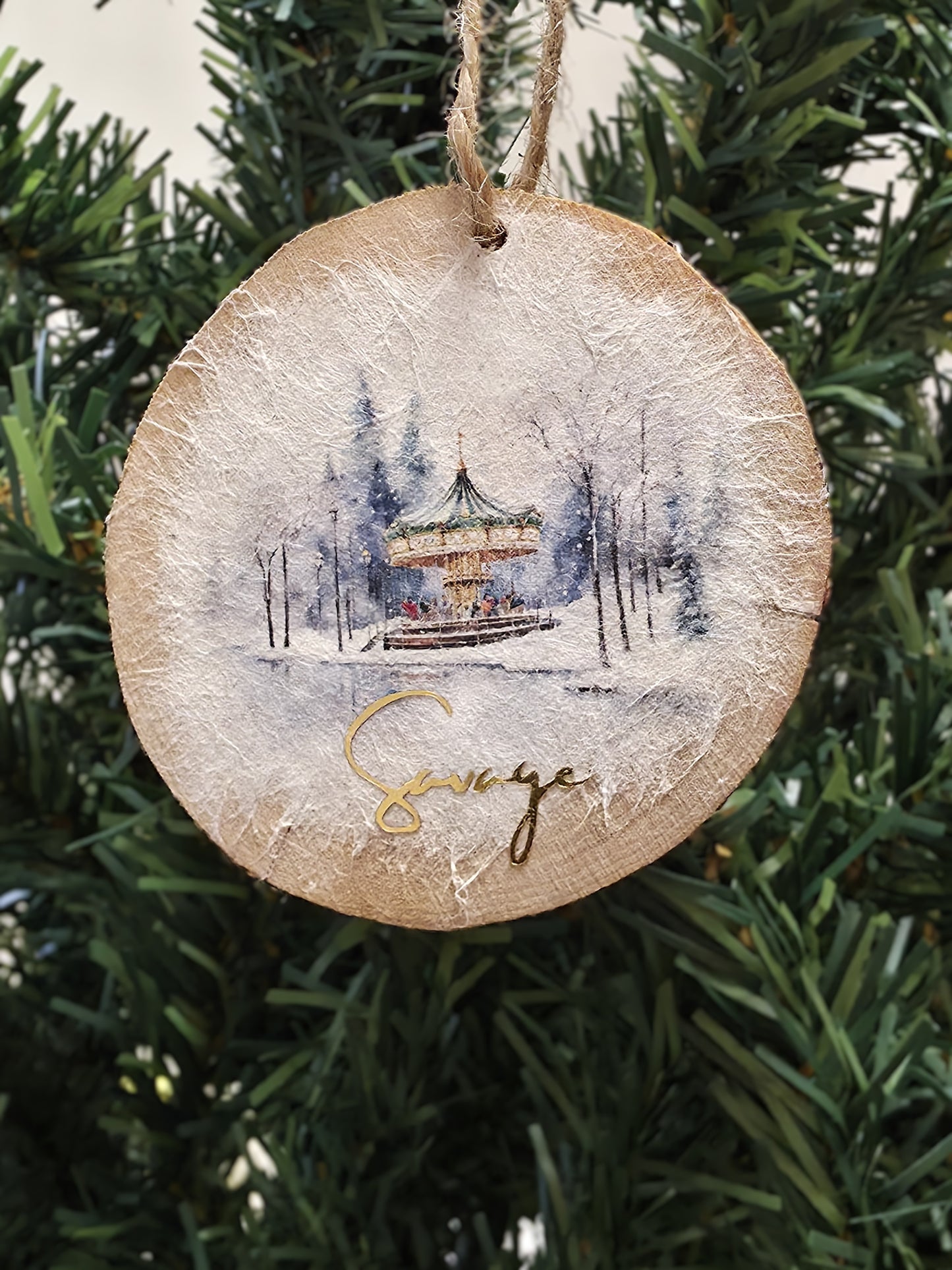 Adorno rústico navideño (SET 4)