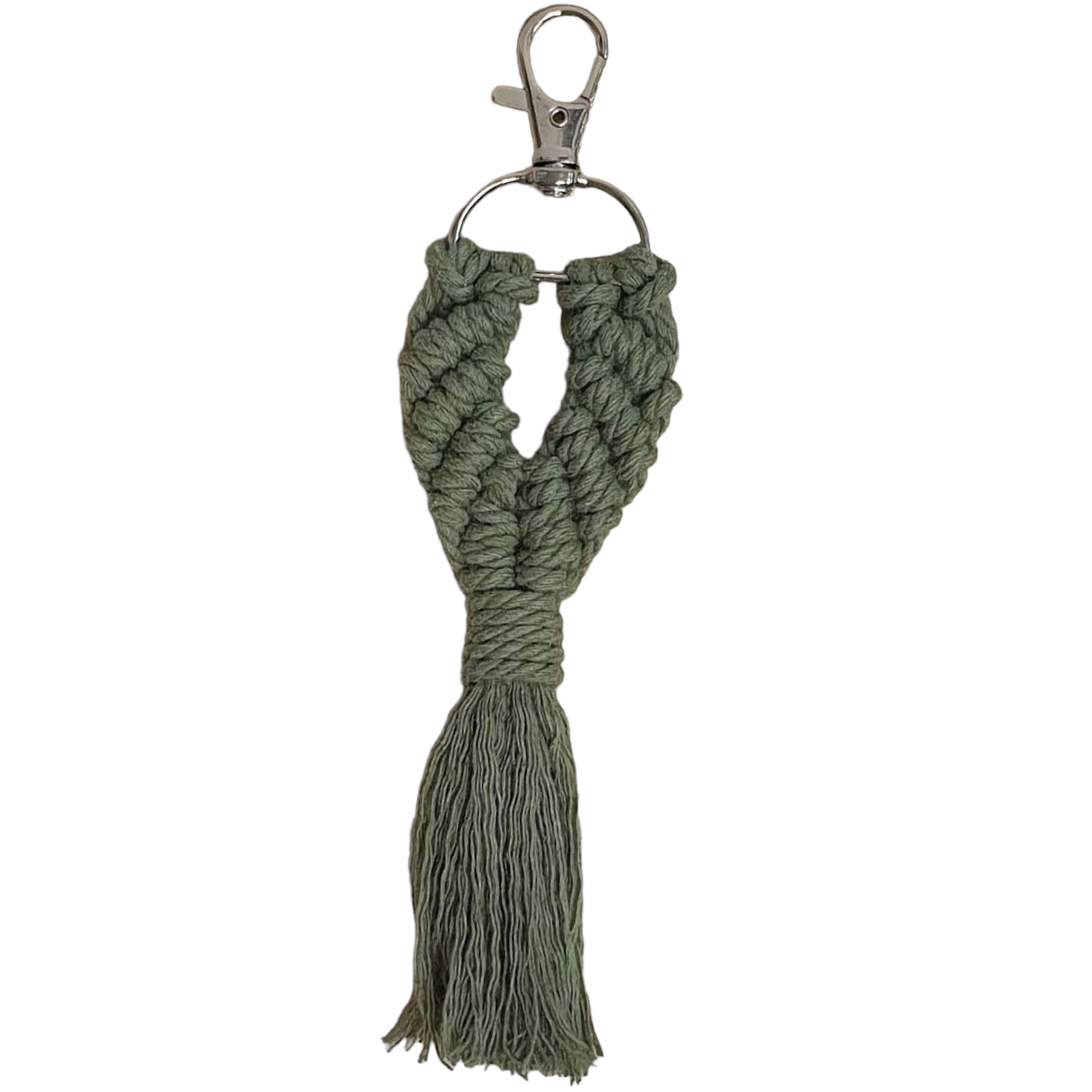 Macramé key ring - glam