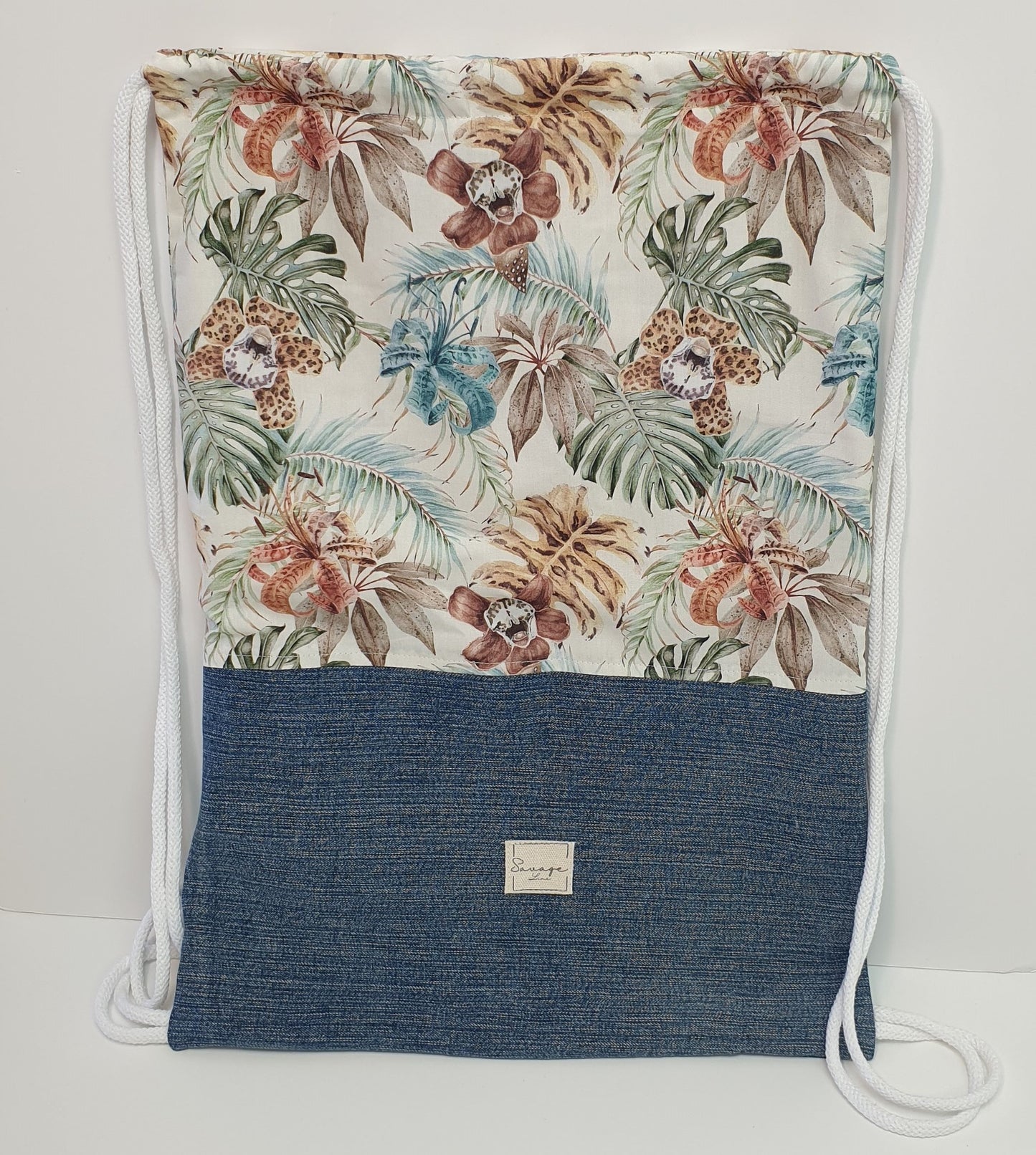 Mochila saco Denim