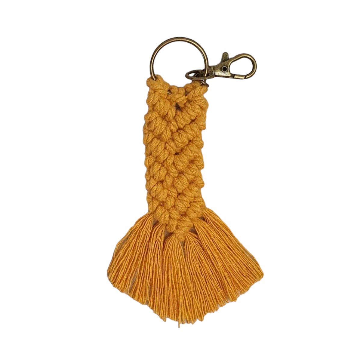 Macrame keychain - mermaid